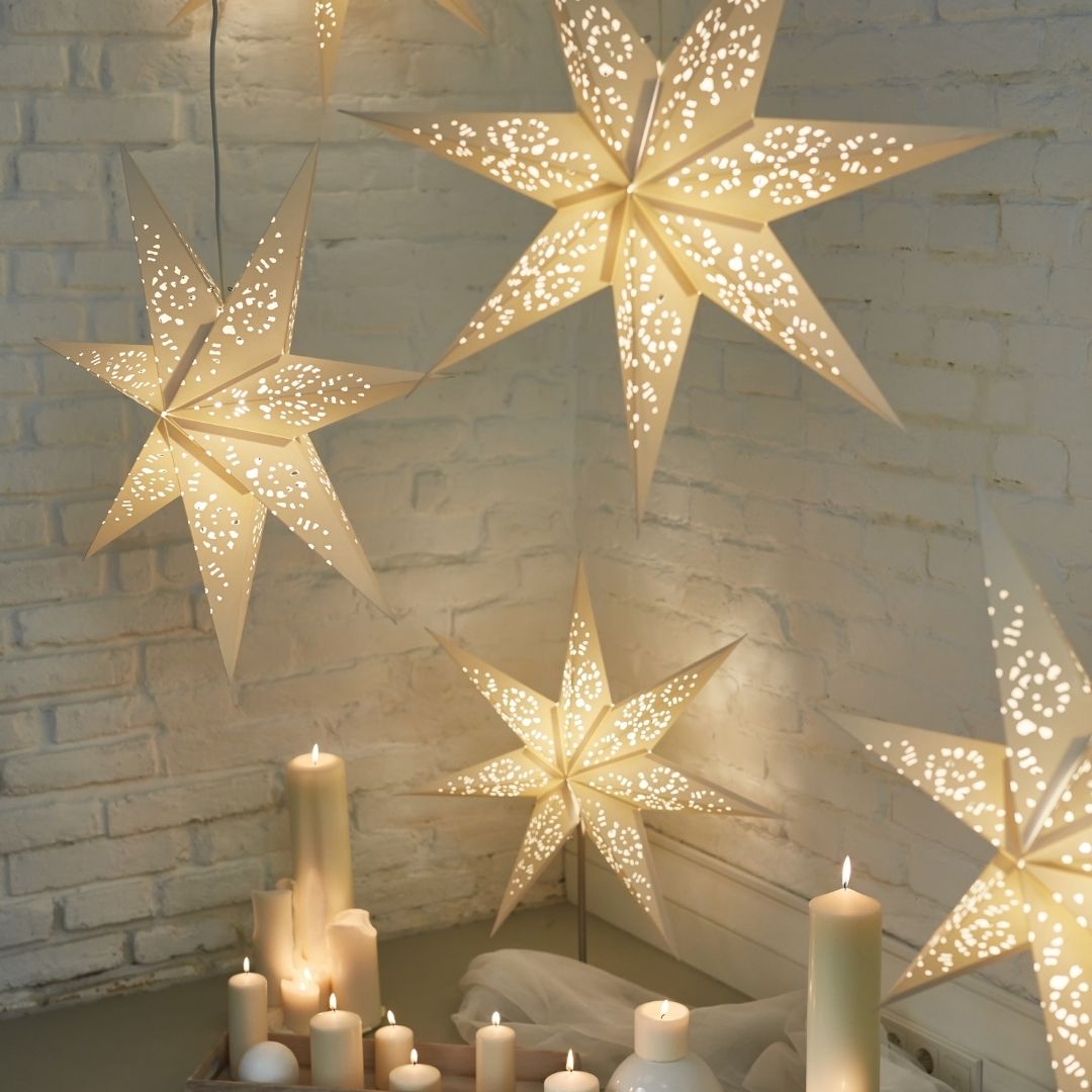 gift voucher stars and candles