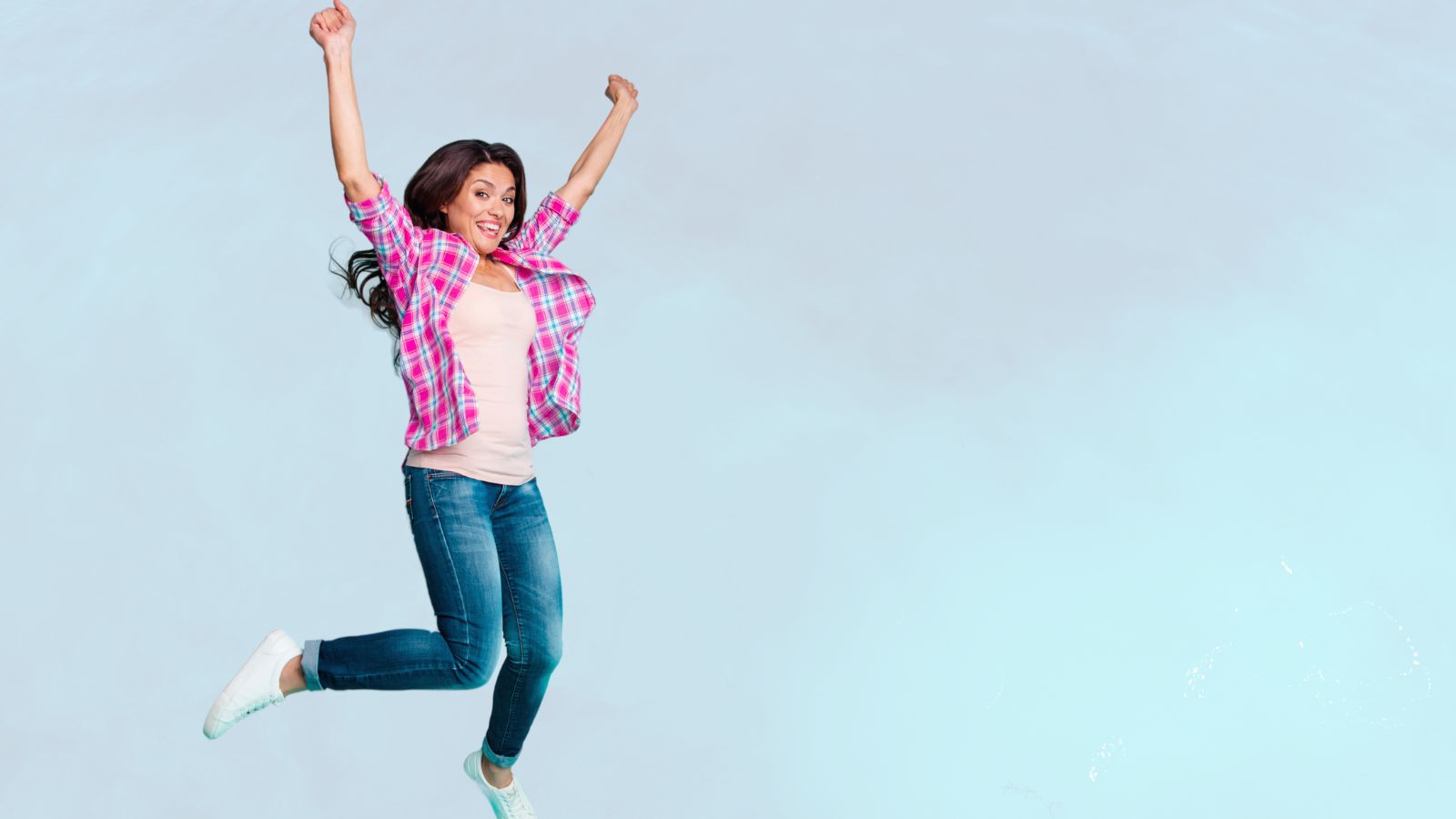 improve your self-esteem dare to give it a go image of woman jumping